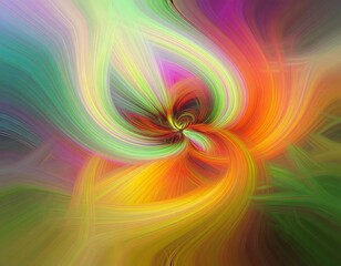Obraz premium Abstract Swirling Color Pattern