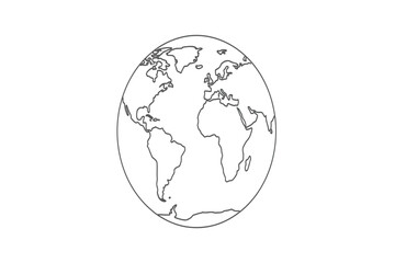 A line drawing of a round container filled with many circular rings overlapping each other