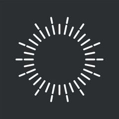 Sunburst Icon Vector Illustration for Graphic Design and Visual Communication Elements