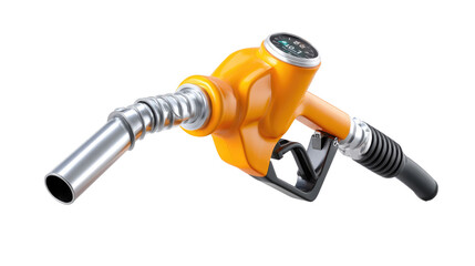 Fuel Nozzle: A detailed shot of a fuel nozzle. This image captures the essence of the transportation and energy sectors. 