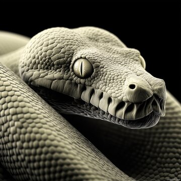 Close-up of a Ball Python