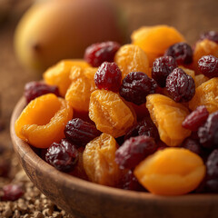 Assorted Dried Fruits Close-up