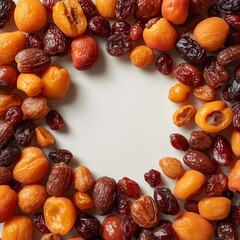 Assorted Dried Fruits Close-up