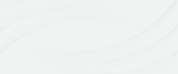 Abstract white and gray color, modern design stripes background with geometric round shape. circle concept background.