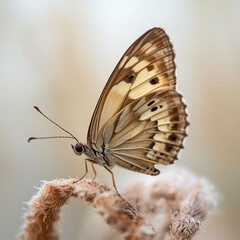 Profile view of a butterfly