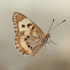 Profile view of a butterfly