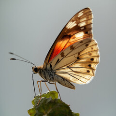 Profile view of a butterfly