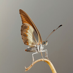 Profile view of a butterfly