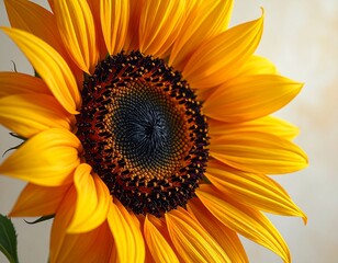 Fototapeta premium Close-Up of Beautiful Sunflower Blossoms