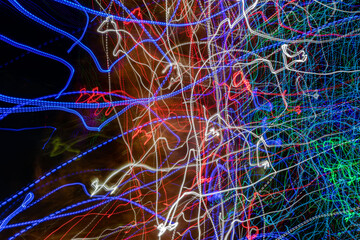 abstract long exposure