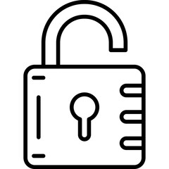 Open Padlock Icon