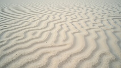 Obraz premium Macro Photography of Sand Ripple Patterns at Beach HD