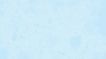This pale blue background features a delicate halftone dot pattern, subtly textured with light and shadow variations, creating a soft, vintage feel with diffused light accents