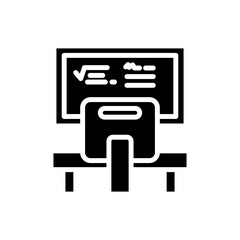 classroom glyph icon