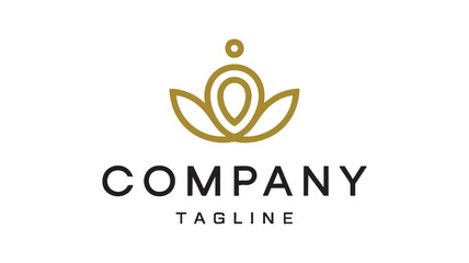 Yoga Logo Design Vector 