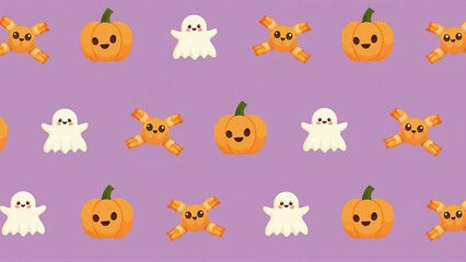 Obraz premium Halloween Pattern