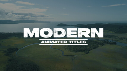 Modern Animated Titles Template