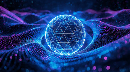 digital illustration of dna molecule