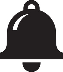 Christmas Bell Silhouette Vector