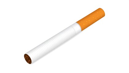 Isometric cigarette graphic