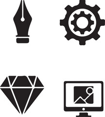 diamond icon vector illustration
