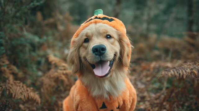 dog pumpking helloween