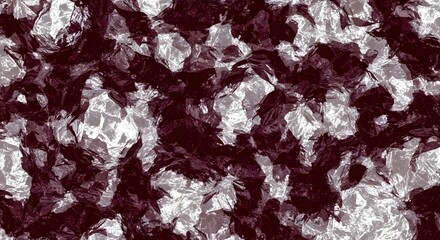 Deep crimson and bright white abstract textured surface with sharp edges and irregular shapes