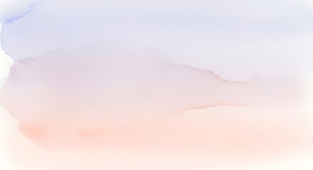 Soft watercolor texture with delicate blend of pastel purple pink and peach hues