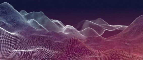 Abstract digital landscape