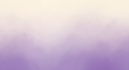 Fototapeta premium Soft gradient transitioning from pale yellow to muted purple with a painterly texture