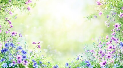 Obraz premium The garden awakens in spring with the first sight of its beautiful purple crocuses