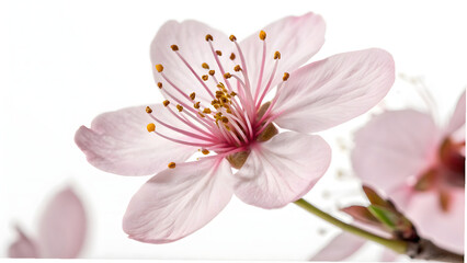 Fototapeta premium pink lily isolated on white