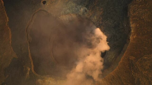 Explore erta ale in ethiopia with active lava and smoke eruptions