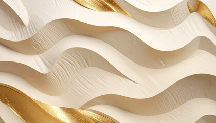 Abstract wavy pattern with gold accents, creating a luxurious and elegant visual texture.