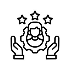 Reputation Management line icon