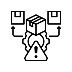 Risk Management line icon