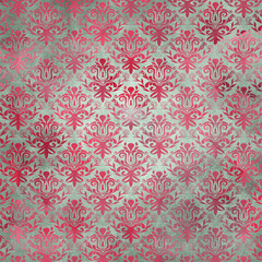 Fototapeta premium Christmas Pattern Pink Paper