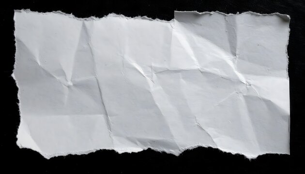 a close up of a piece of paper with a torn off piece of paper