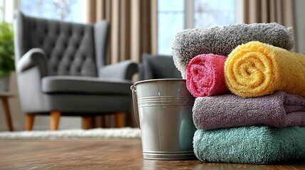 The concept of the provision of cleaning services in the house