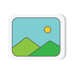 gallery vector illustration	