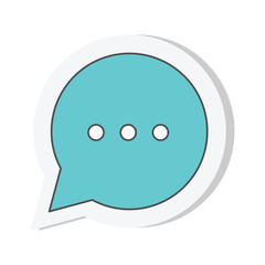 speech bubble illustration