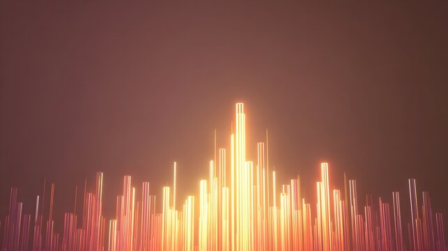 abstract background with lines and lights