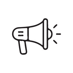 megaphone icon vector illustration