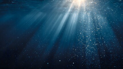 Sunlit Underwater Particles Scene
