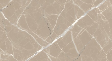 Light Brown Marble Texture with Elegant White Veining Pattern
