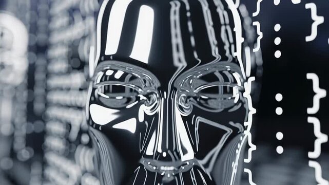 AI Robot Face
