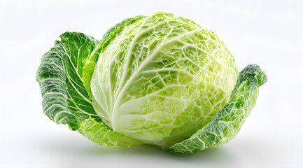 Fototapeta premium cabbage on white background