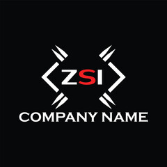 ZSI letter logo, ZSI letter logo design, ZSI monogram logo, ZSI corporate logo, ZSI creative logo