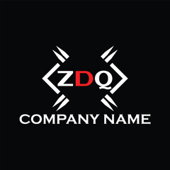 ZDQ letter logo, ZDQ letter logo design, ZDQ monogram logo, ZDQ corporate logo, ZDQ creative logo