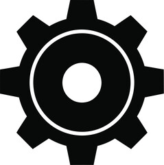 Gear Setting Icon Vector